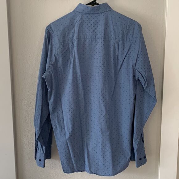 David Donahue button down long sleeve dress shirt sz 15.5 - Picture 6 of 12